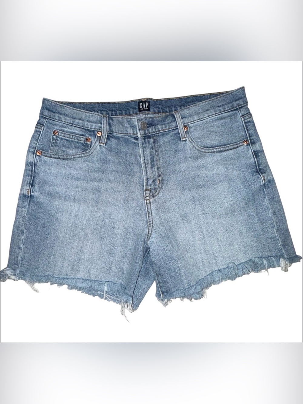 GAP Denim High-Rise Light Blue Jeans